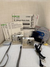 2 - Canon PowerShot SD110 Digital ELPH Camera W OEM Charger - For Parts READ