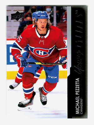 2021-22 Upper Deck Michael Pezzetta YoungGuns #705 Rookie RC Montreal Canadiens