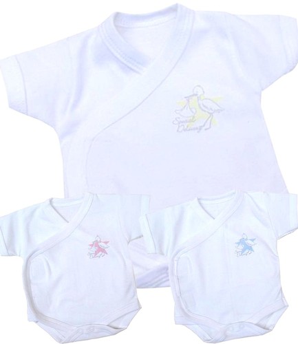 BabyPrem Premature Baby Clothes NICU Neonatal Wrap Bodysuit Vests Boys Girls  - Picture 1 of 4
