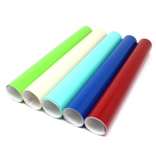 5m Bastelfolie (5,09€/m²) Modelbau Klebefolie Reste bunt gemischt Folienreste - Afbeelding 5 van 6