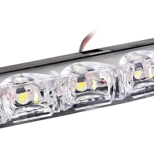 2PCS 12V 6 LED Daytime Running Light DRL Car Fog Day Driving Lamp Lights Kit ^~ - Picture 8 of 9