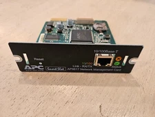APC AP9617 UPS Network Management Card Smart Slot Black - 10/100Base-T
