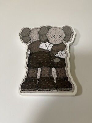 Custom Wood Frame - KAWS Small Jigsaw Puzzle (100pc) - TOGETHER FRAME ONLY