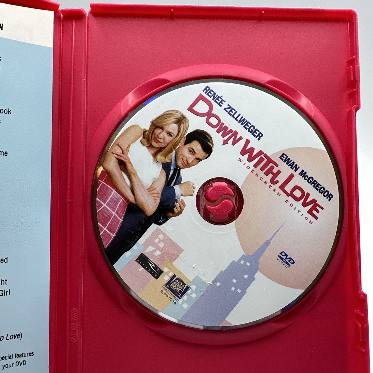 Down With Love (DVD, 2003, Widescreen) Renee Zellweger, Ewan