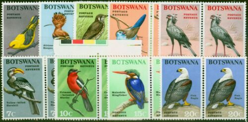 Botswana 1967 Birds Set of 9 to 20c SG220-228 V.F MNH Pairs - Picture 1 of 1