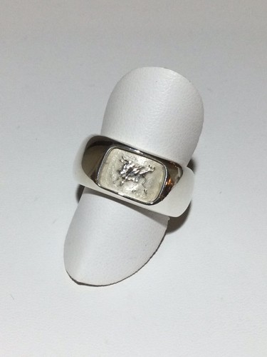 Anello in argento sterling spesso Rhea di Slane &Slane - Foto 2 di 9
