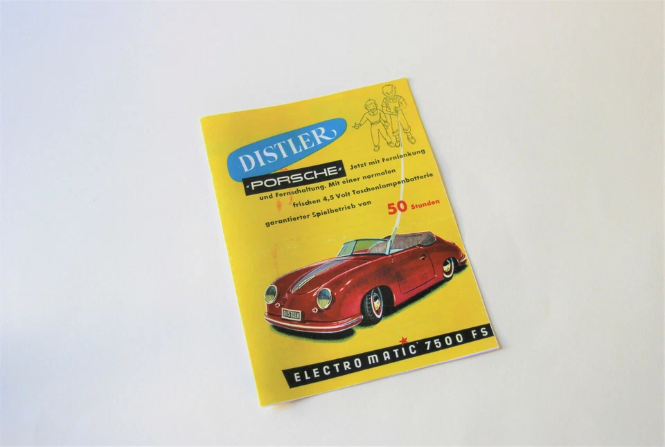 Anleitung (Kopie) für Distler Porsche FS 7500 - Bild 1 von 1