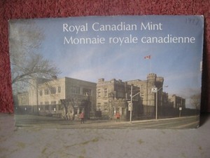 1977 CANADIAN UNCRICULATED COIN SET BU+ IN ORIGINAL ENVELOPE