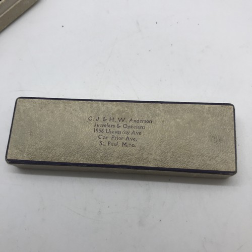 14K Stick Pin Red Stone. Art Deco. Original Box. Vintage Antique - 第 4/16 張圖片