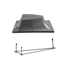 Gray 3 Bolt Base Stand with Jig for 8' Diving Board - Inground Swimming Pools