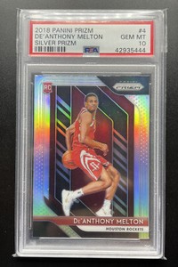 2018 Panini Prizm De’anthony Melton Silver Prizm Rookie Card RC #4 PSA 10
