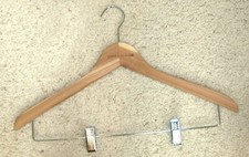 Vintage Laura Ashley hanger wood cedar suit