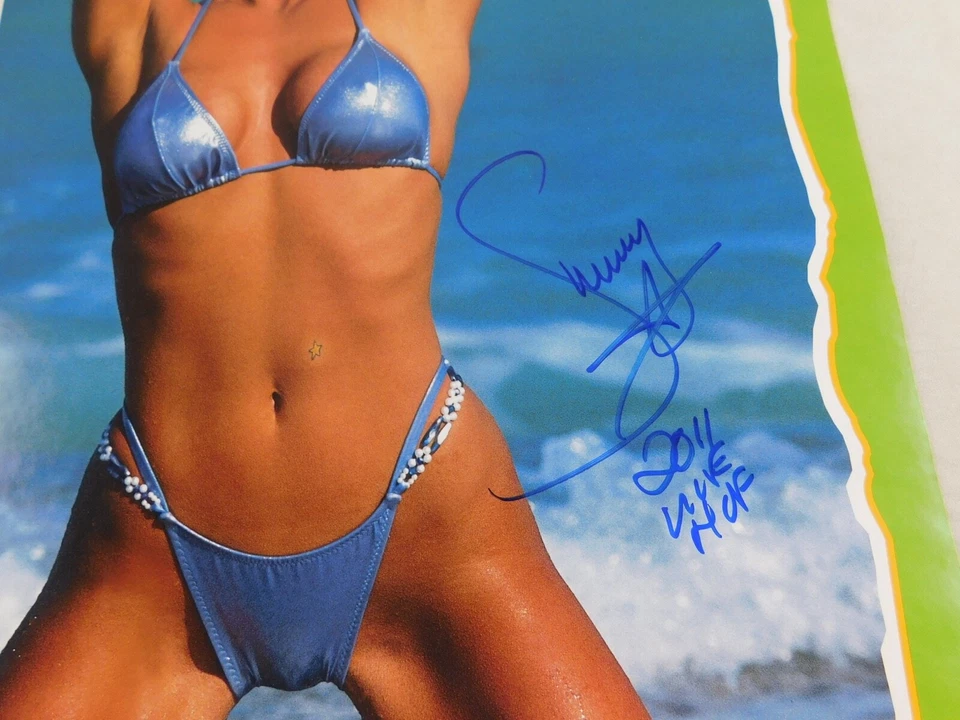 Póster original firmado por Sunny Tammy Sytch 16x20 WWF Wrestling 1996 WWE ECW Foto 3 de 4