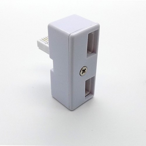 BT double adaptateur séparateur de téléphone 2 voies prise de ligne téléphonique 2 ports Y adaptateur - Photo 12/12