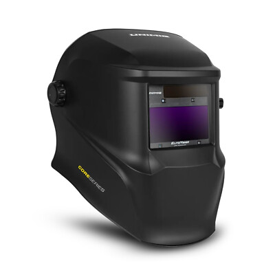 UNIMIG Core Series Welding Helmet Automatic Darkening MIG TIG 4 Arc Black U21031