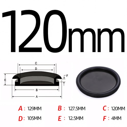 Blanking Grommets, Rubber Grommet, Closed Gromet, Blind Plug Bungs 14mm - 150mm - Picture 36 of 37