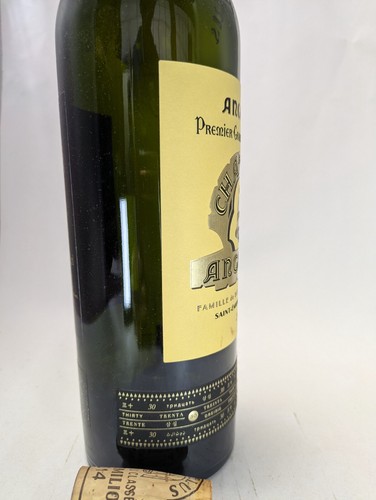 Chateau Angelus Saint-Emilion 2014 bottiglia vuota vintage con tappo - Foto 4 di 8