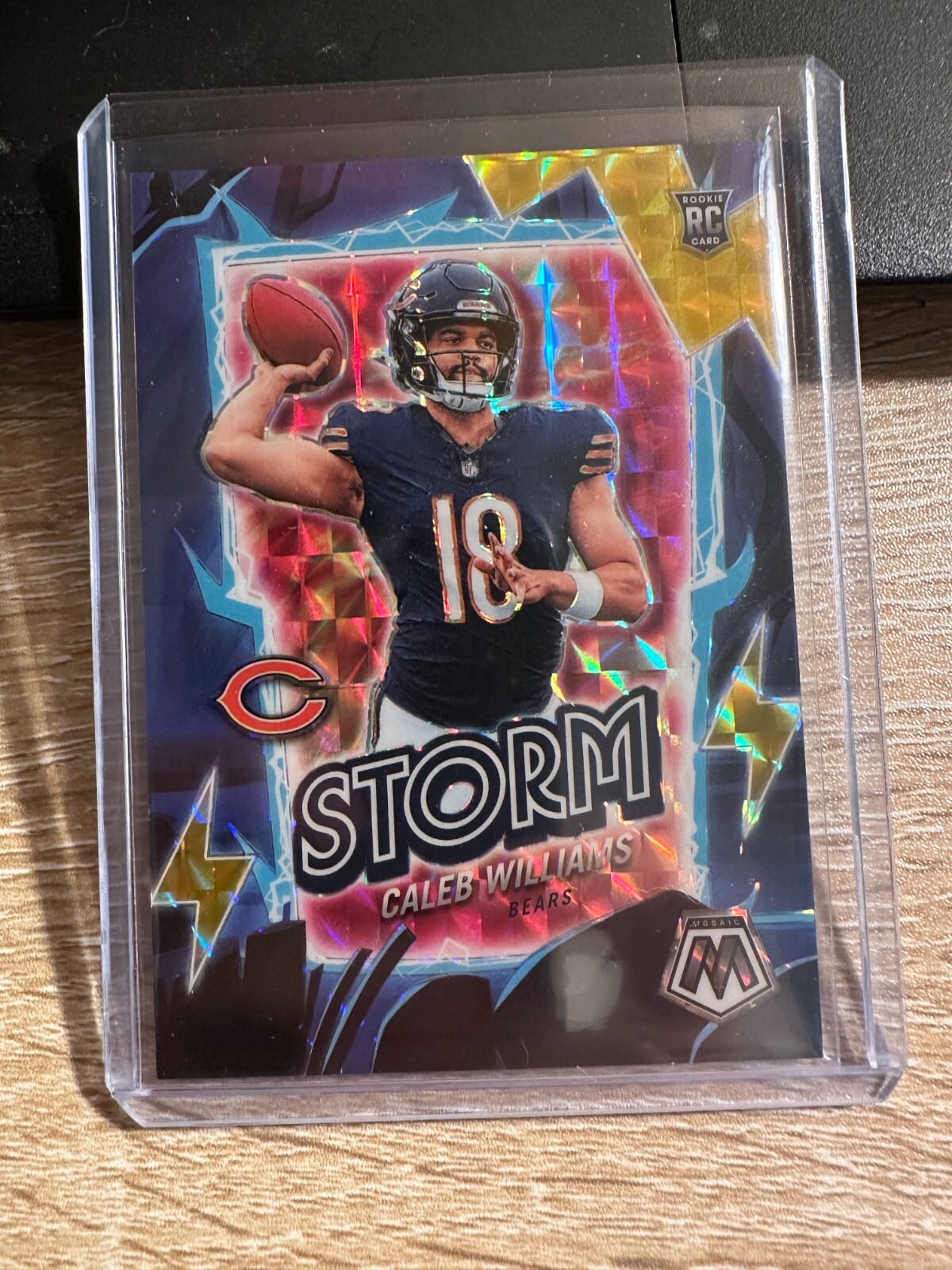2024 MOSAIC CALEB WILLIAMS ROOKIE STORM INSERT GOLD PRIZM SSP/10