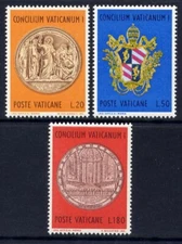 VATICAN Sc#484-6 1970 Vatican I Council Centenary MNH