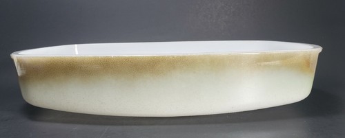 VTG Federal Glass 1.5 Quart Large Baking Dish Iridescent Mesa Moss Heat Proof - Picture 4 of 11
