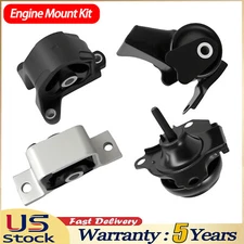 4pcs Engine Motor & Transmission Mount Kit for 2002-2006 Acura RSX l4 2.0L AUTO