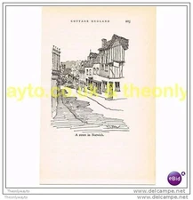 STREET IN NORWICH, 1936, Book Illustration