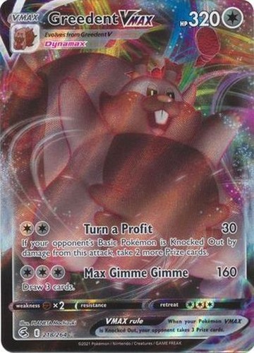 Greedent V 256/264 Full Art Ultra Rare Fusion Strike Pokemon Pack Fresh Nm-Mint | eBay Greedent V 256/264 Full Art Ultra Rare Fusion Strike Pokemon Pack Fresh Nm-Mint | eBay