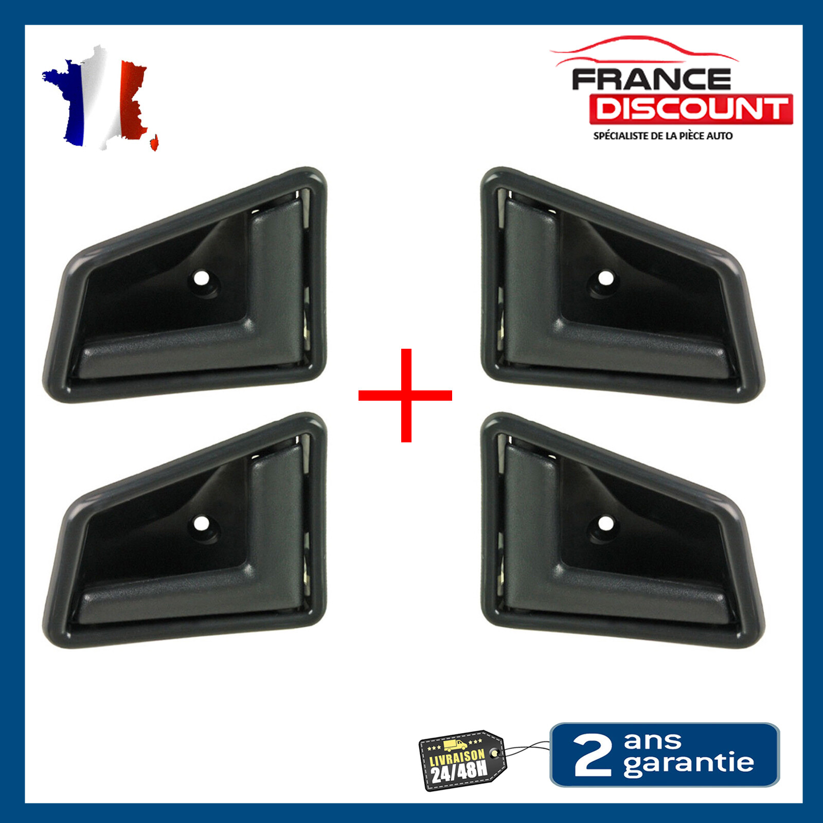 Poignée de porte Vitara pour restauration carrosserie tout-terrain pack de 4 côtés