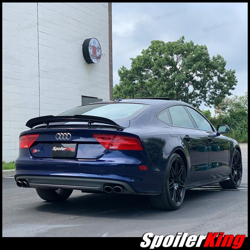 Rear spoiler extension w/center cut 284GC (Fits: Audi A7 / S7 / RS7 2012-2018) - Picture 3 of 12