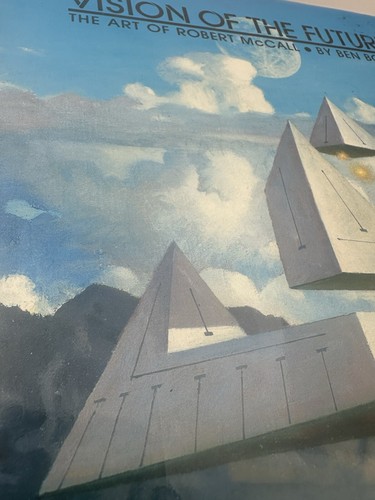 VISION OF THE FUTURE ART OF ROBERT MCCALL BEN BOVA 1982 1ST ED DJ ORIGINAL ILLUS - Picture 3 of 10