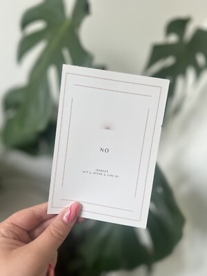 Minimalistischer ''''Nein'''' Hamlet Druck - A5