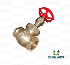 1-1/2 Bronze 300 SWP - 600 WOG Rising-Stem NPT MILWAUKEE Globe Valve Figure 572