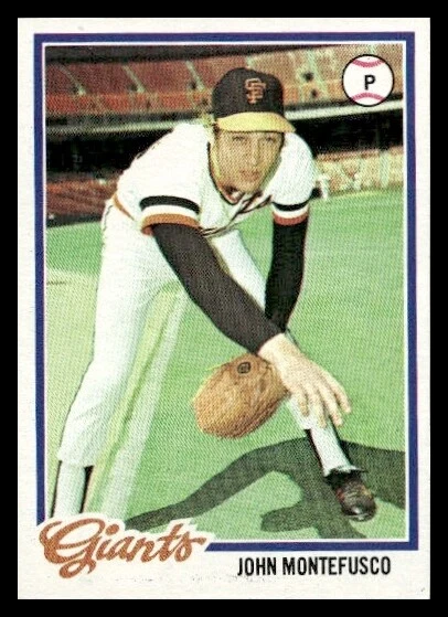 1978 Topps #142 John Montefusco San Francisco Giants Baseball card