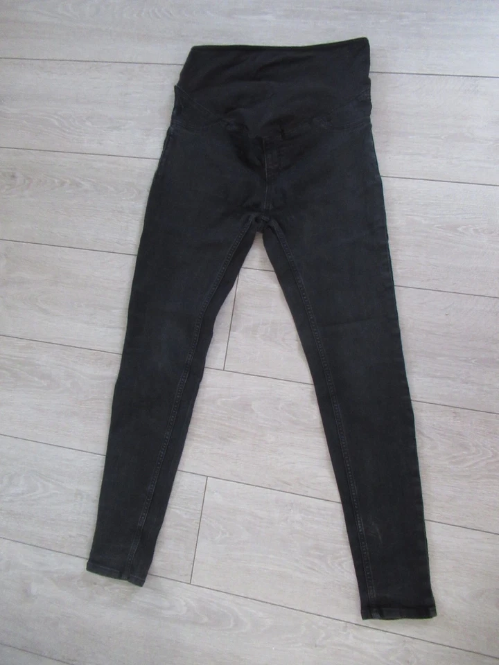 Jean jegging de grossesse noir  maternité taille 36 Kiabi  - Photo 1/4