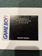 Nintendo Game Boy Owner's Manual ONLY DMG-GB-USA-7 COMPACT VIDEO GAME SYSTEM