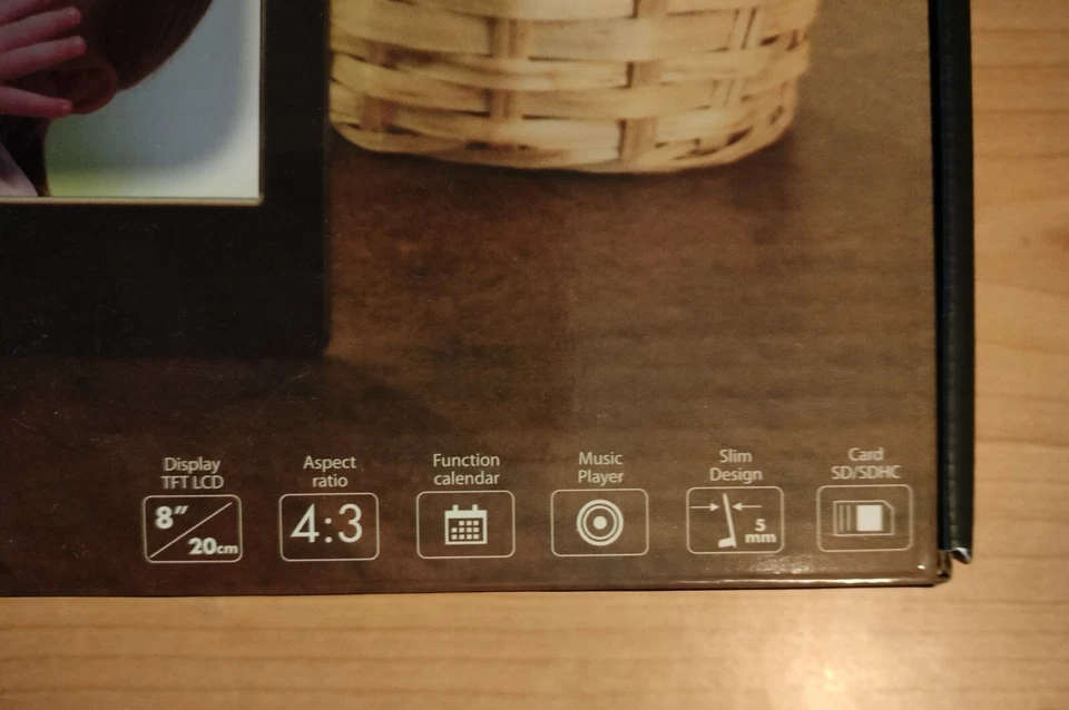 MEDIACOM Digital Photo Frame - Cornice multimediale - Immagine 2 di 4