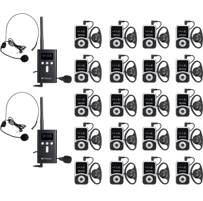 Retekess T130S Wireless Tourist Guide System49 Channel Audio Intermediate System