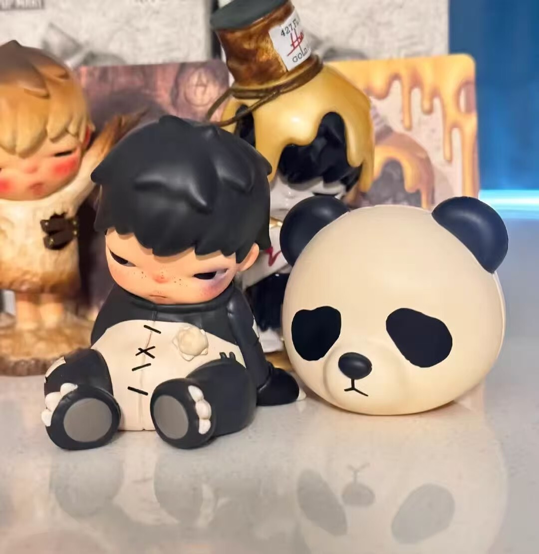 Authentic POPMART Hirono Doll Panda Series Limited Edition