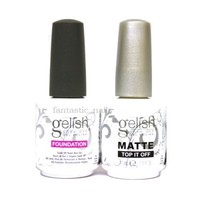 Harmony Gelish - Matte Top It Off + Foundation Base Gel - 0.5oz / 15ml Harmony Gelish - Matte Top It Off + Foundation Base Gel - 0.5oz / 15ml