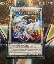 *** COSMIC BLAZAR DRAGON *** QUARTER CENTURY SECRET RARE MP24-EN029 YUGIOH!