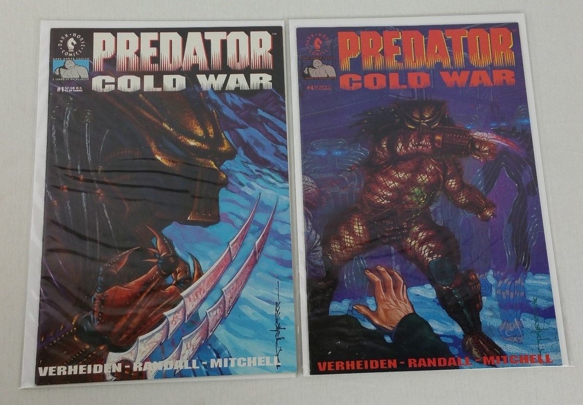 PREDATOR COLD WAR #1 & #4 DARK HORSE COMICS 1991 NM | eBay