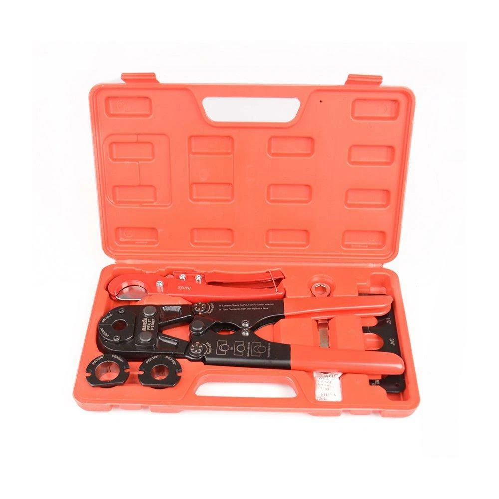 IWISS IWSFAS PEX Crimping Tool Kit For 3/8 Inch 1/2 Inch, 48 OFF