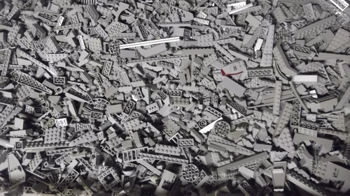 ☀️NEW! 100+ LIGHT GREY GRAY LEGO PIECES FROM HUGE BULK LOT BRICKS PARTS @ RANDOM