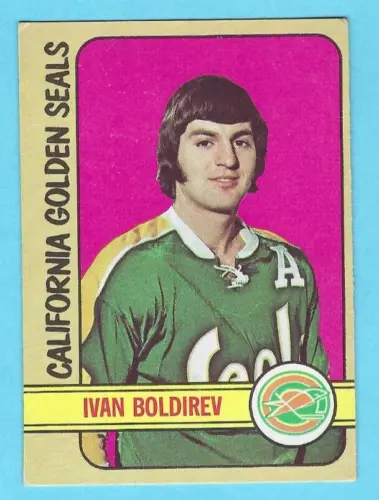 1972-73 OPC 41 Ivan Boldirev California Golden Seals! ROOKIE! NM!