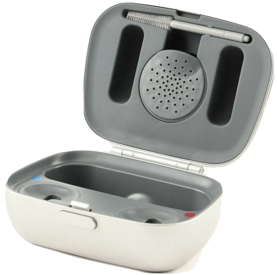 Estuche de carga compatible Unitron Phonak Kirkland KS10 con cable y alimentación Foto 3 de 4