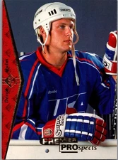 1994-95 SP Hockey - #193 Deron Quint Premier Prospects 