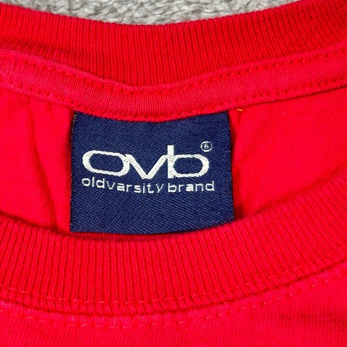Ohio State T-Shirt Men’s Large Red Short Sleeve Script Logo Old Varsity Brand - Picture 3 of 6