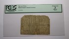 1775 Five Shillings Rhode Island Ri Colonial Currency Note Bill! Pcgs Graded 5s