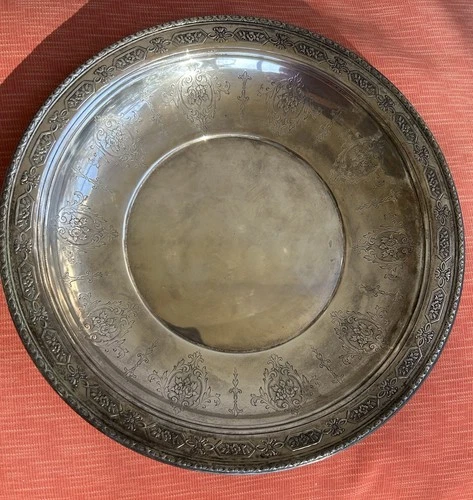 Towle Louis XIV Sterling Silver Serving Plate - 12” diam. No mono