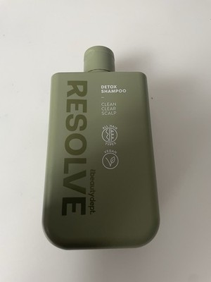 RESOLVE  Detox Shampoo Clean CLEAR Scalp   300ml.Vegan  For Damaged Hair